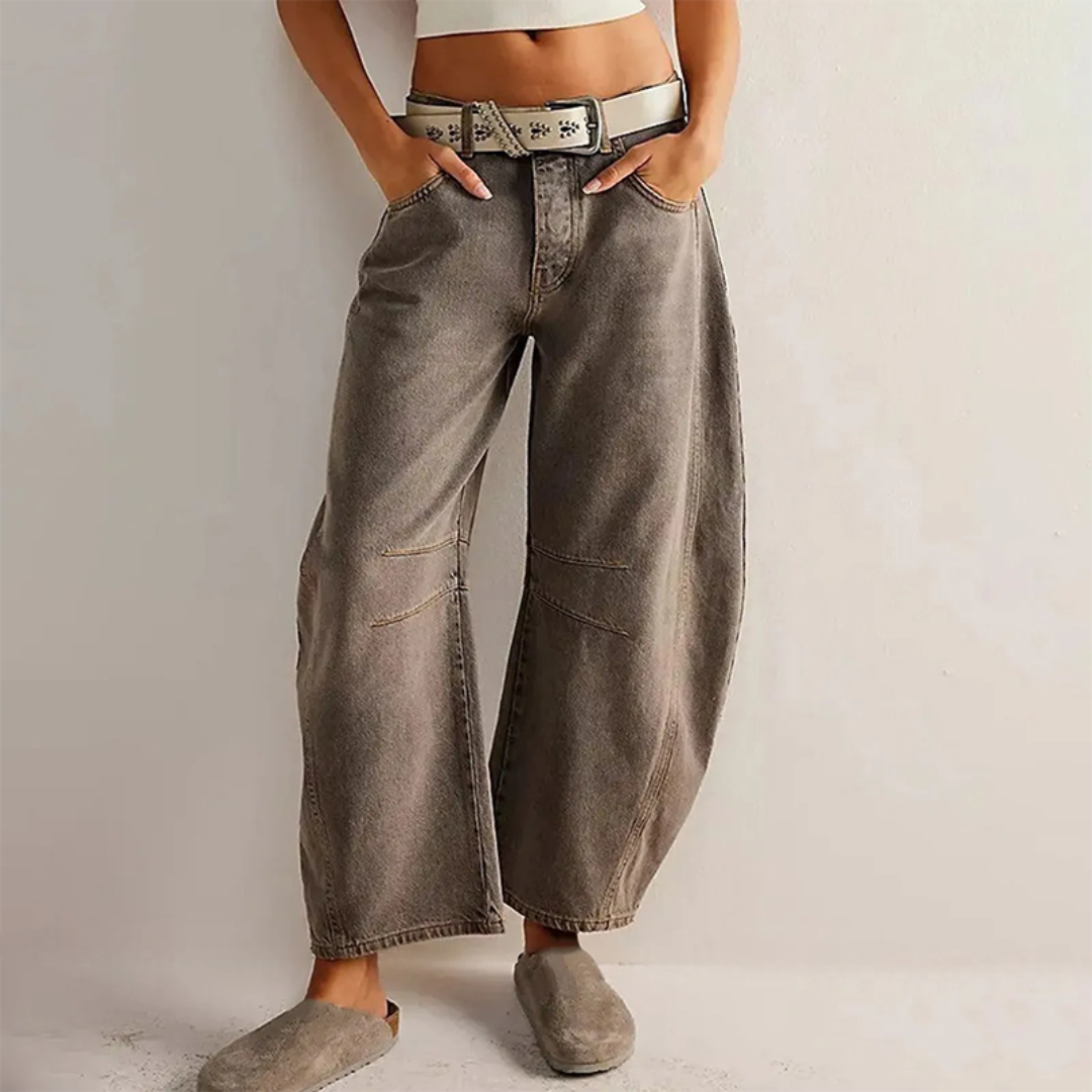 Greta™ | Wide Leg Jeans - Maison Léa &amp; Lou
