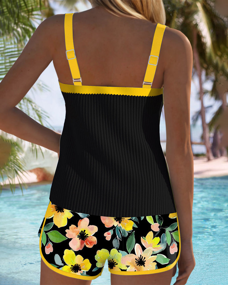 Matilda™ | Two Piece Beach Tankini Pants - Maison Léa &amp; Lou