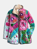 Arianne | Elegant Floral Patterned Jacket - Maison Léa & Lou
