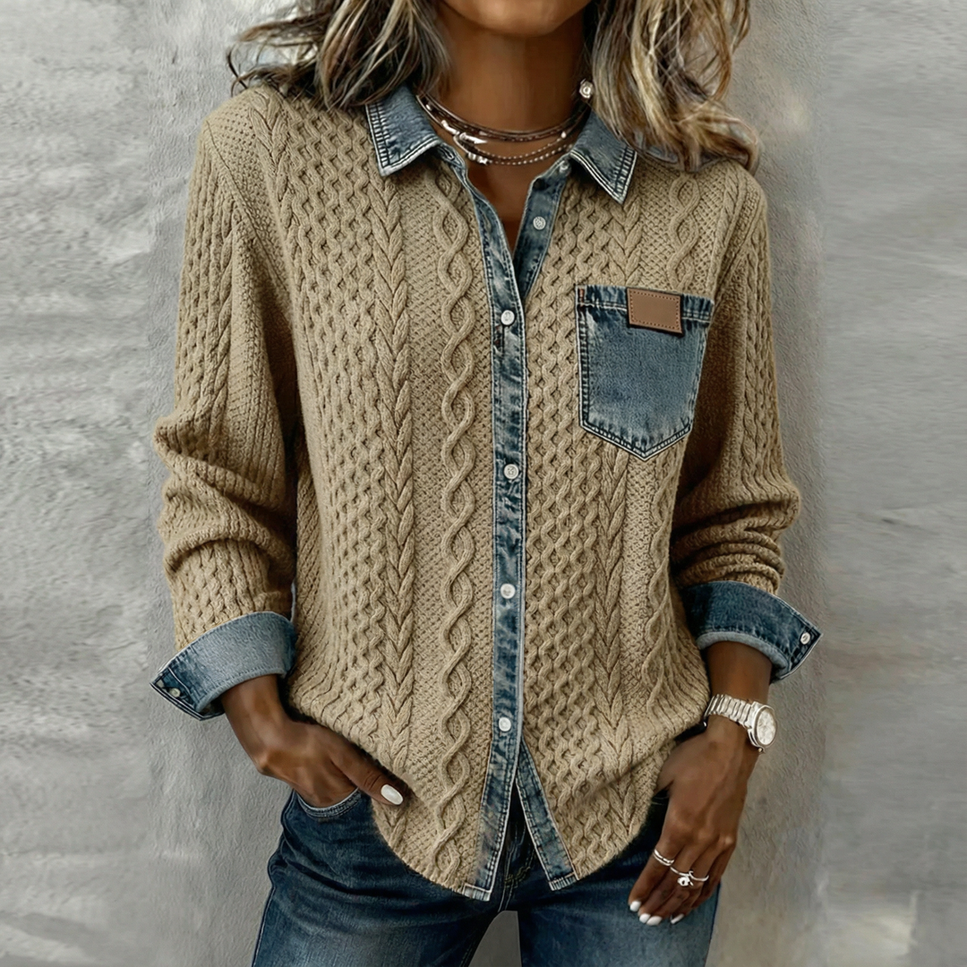 Miranda™ | Elegant Button-Up Shirt - Maison Léa & Lou