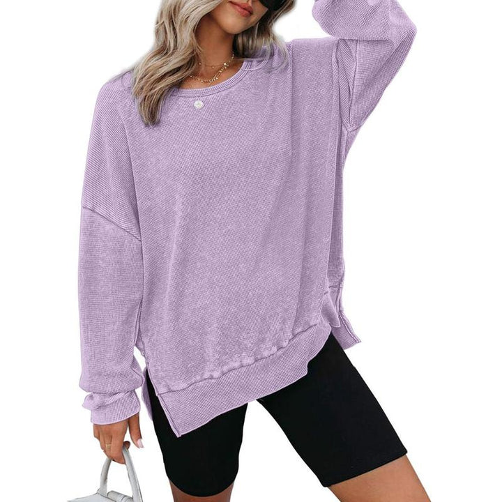 THALIENE™ - Casual Oversized Crewneck Long Sleeve Sweatshirt - Maison Léa &amp; Lou