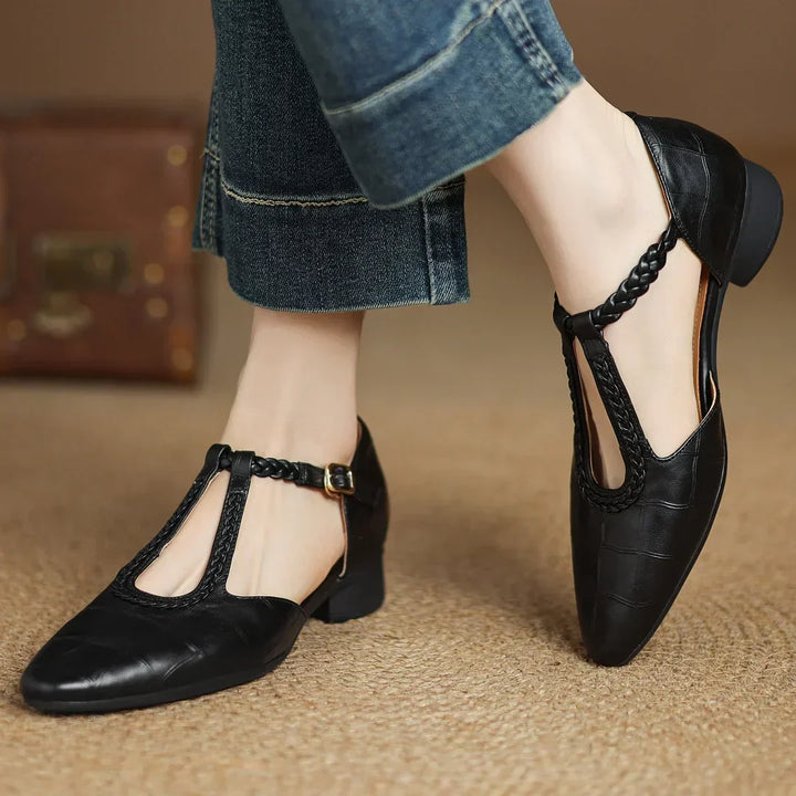 Katharina™ | Elegant Leather Shoes - Maison Léa &amp; Lou