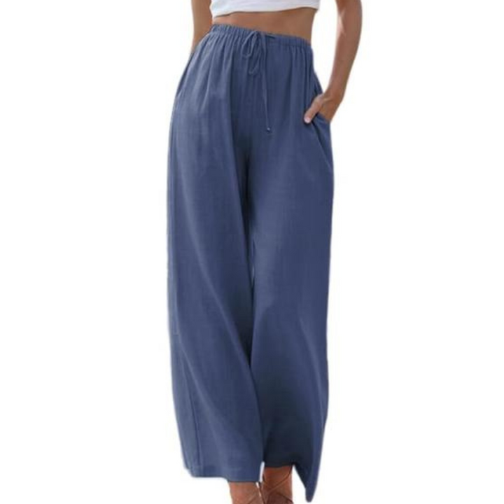 MARIANNE™ – Casual Summer Wide Leg Trousers - Maison Léa &amp; Lou