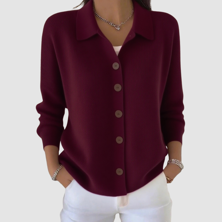 Marianne™ | Button-Up Knit Cardigan - Maison Léa &amp; Lou