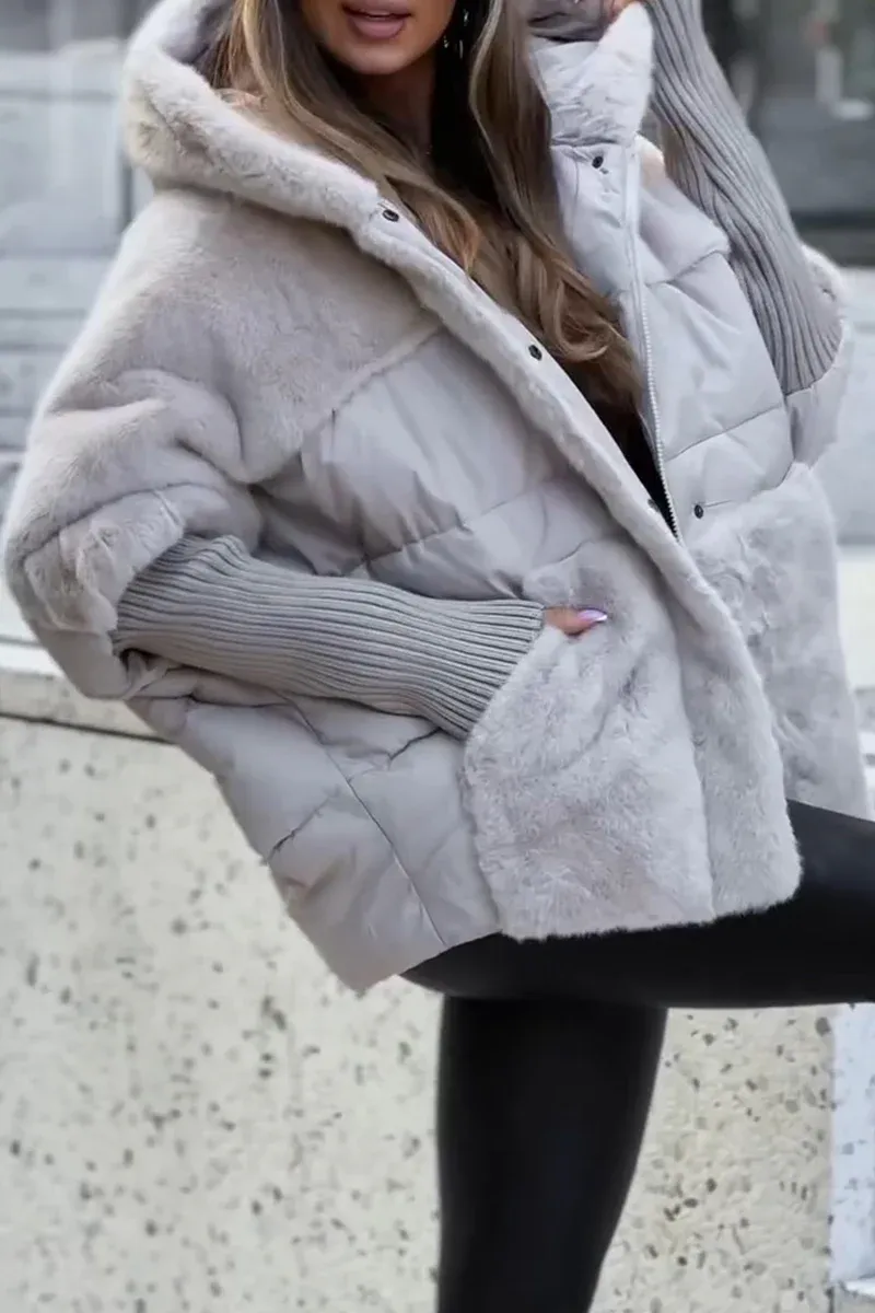 MARISA™ -  Plush Comfort Hooded Jacket - Maison Léa &amp; Lou