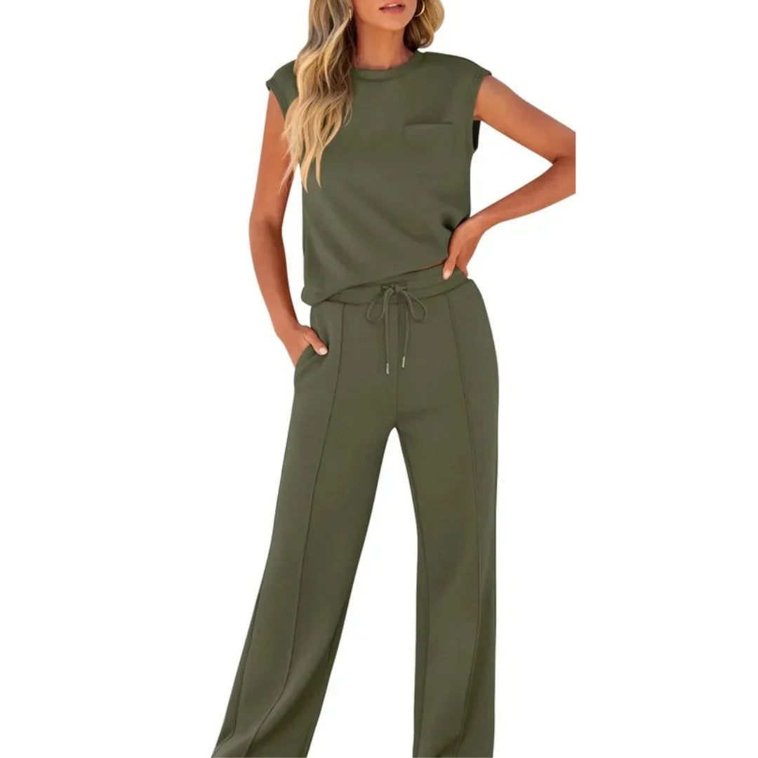 ELENA™ | Relaxed Two-Piece Set - Maison Léa &amp; Lou