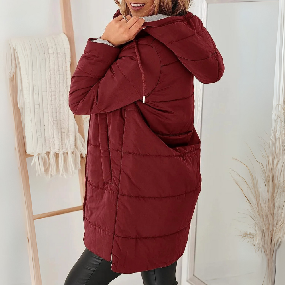 YILA™ - Casual Hooded Puffer Down Jacket - Maison Léa & Lou