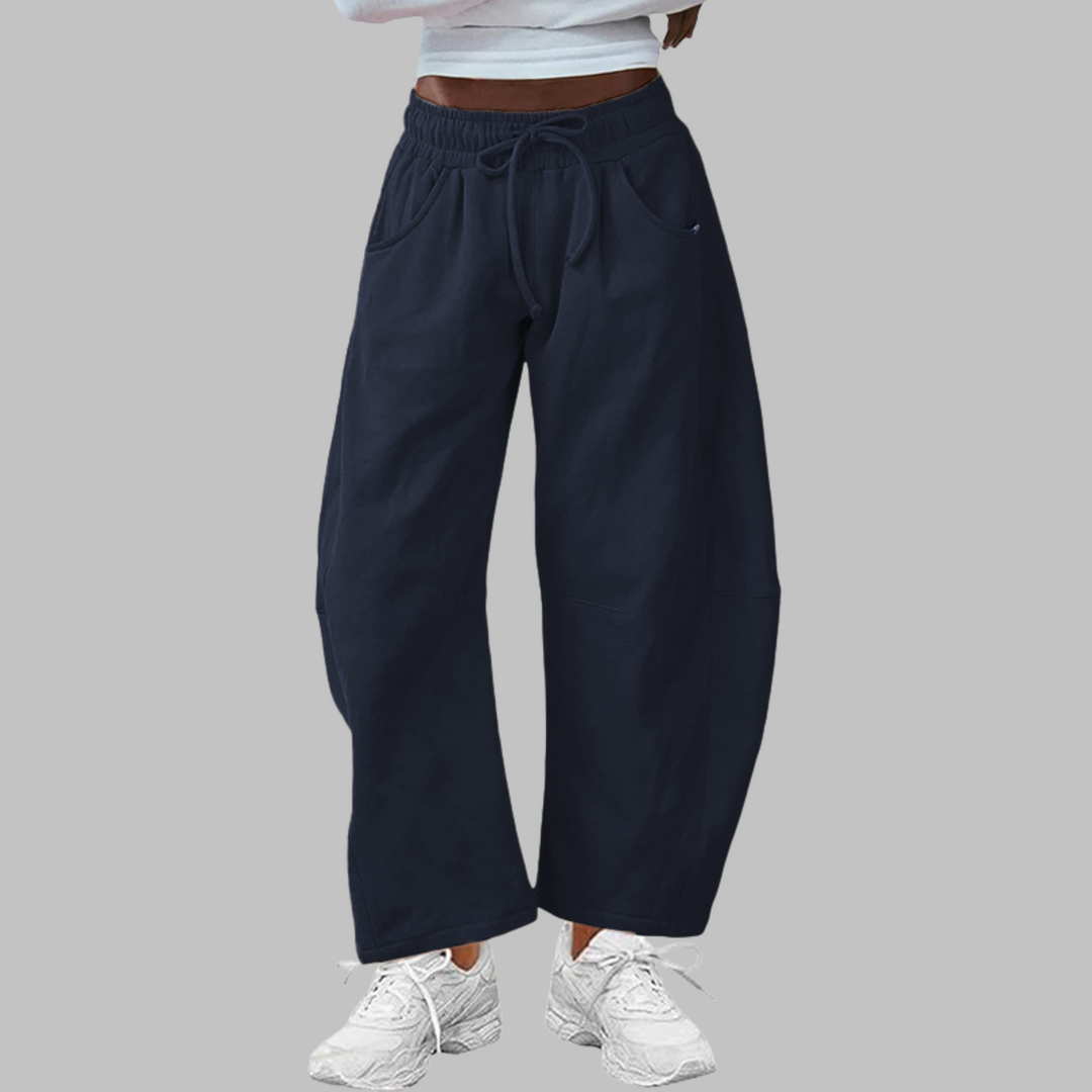 DIGMA™ - Casual Drawstring Barrel Leg Sweat Pants - Maison Léa &amp; Lou