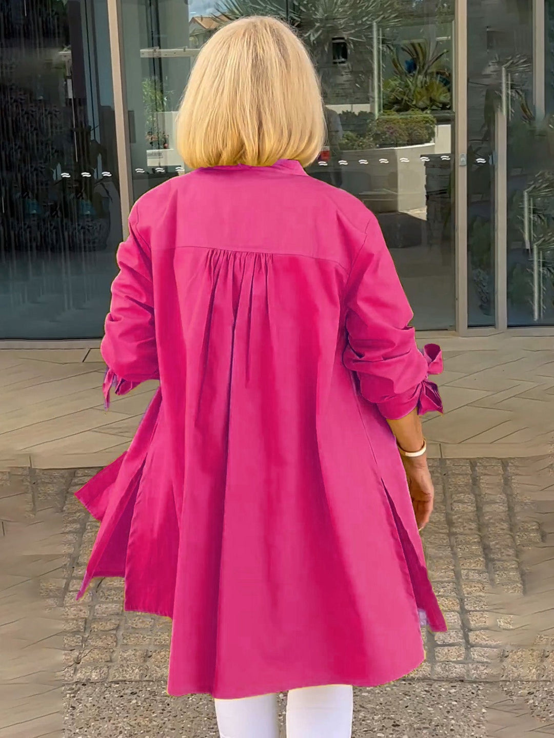 CÉLINA™ - Classy Long Shirt Jacket - Maison Léa &amp; Lou