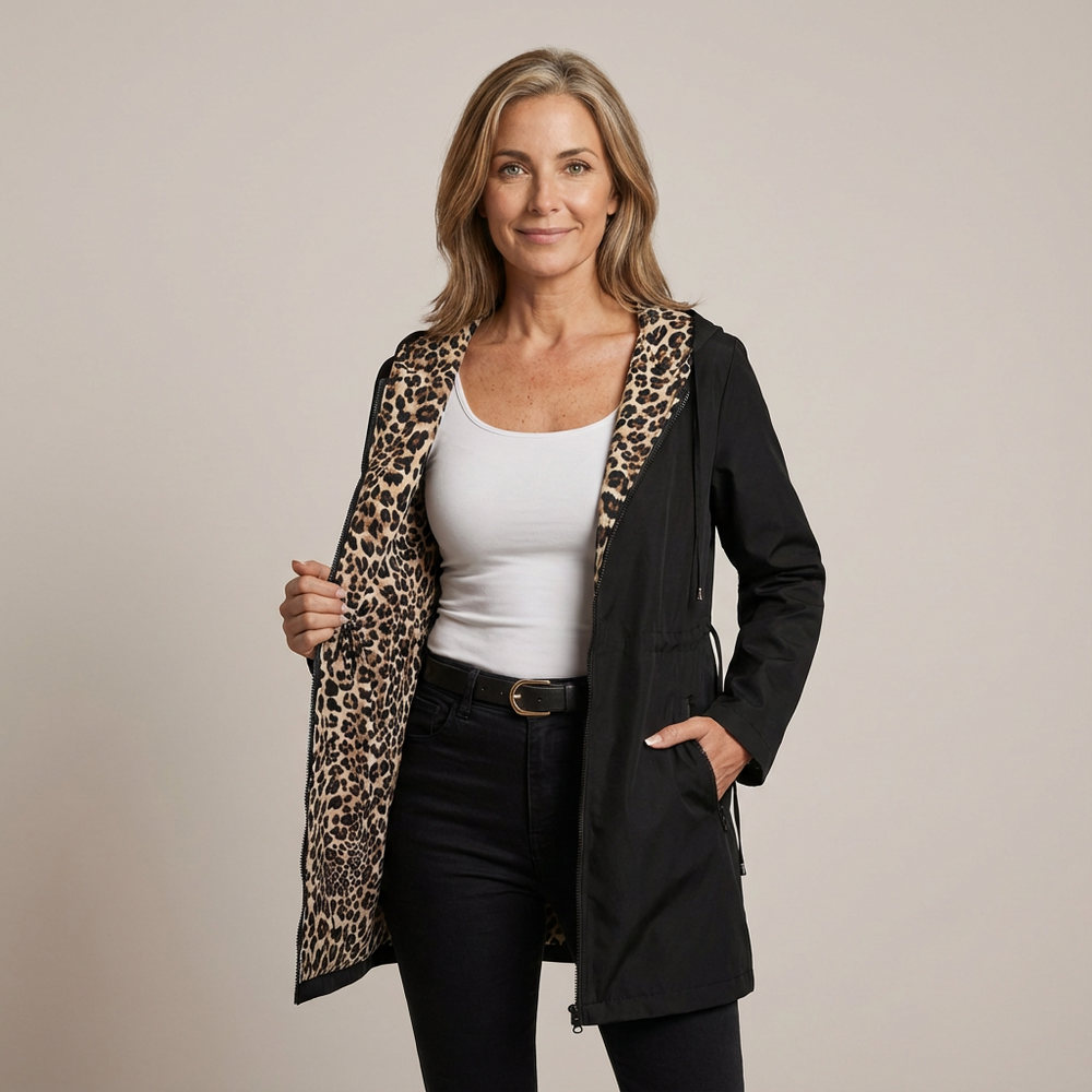Valerie™ | Reversible Hooded Coat - Maison Léa & Lou