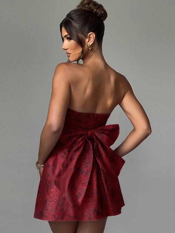 CAROLINE™ - Elegant Strapless A-Line Tube Dress for Summer & Dating - Maison Léa & Lou