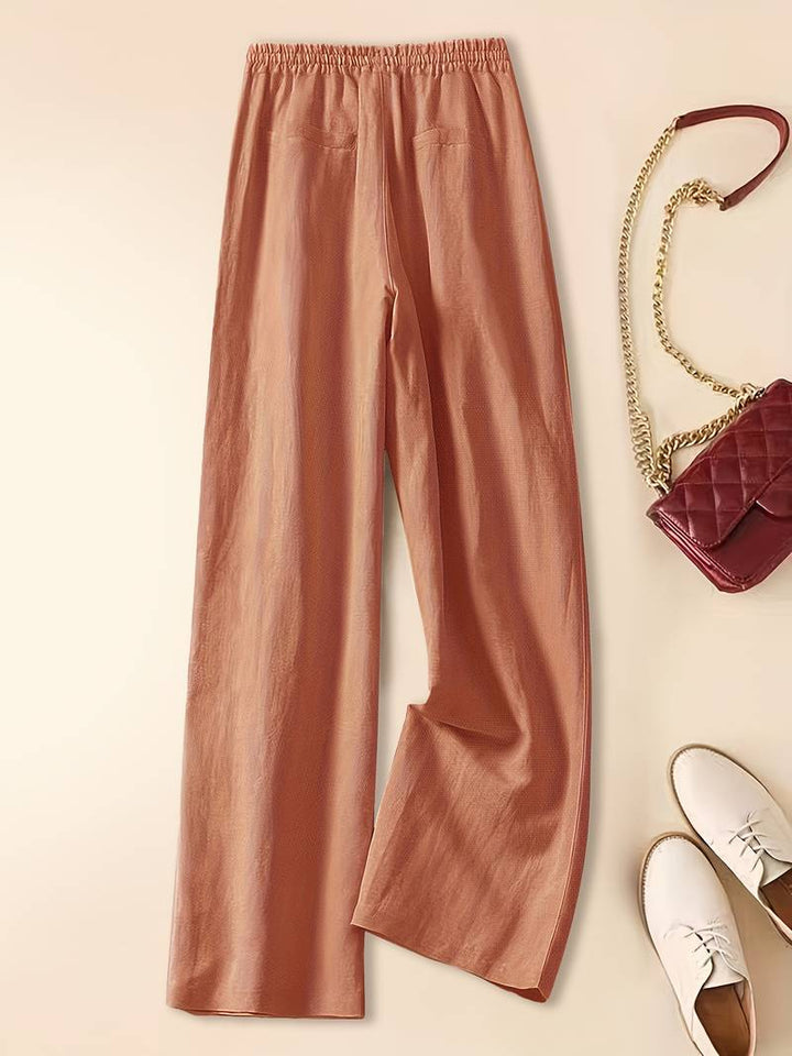 Tina - Pantaloni in Lino Relax