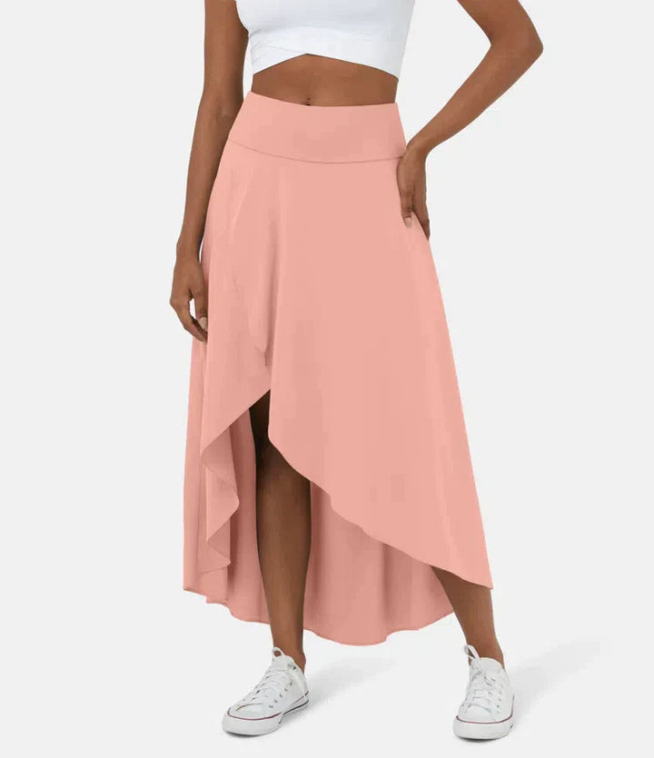 AMELIE™ - Elegant Asymmetric Midi Skirt - Maison Léa &amp; Lou