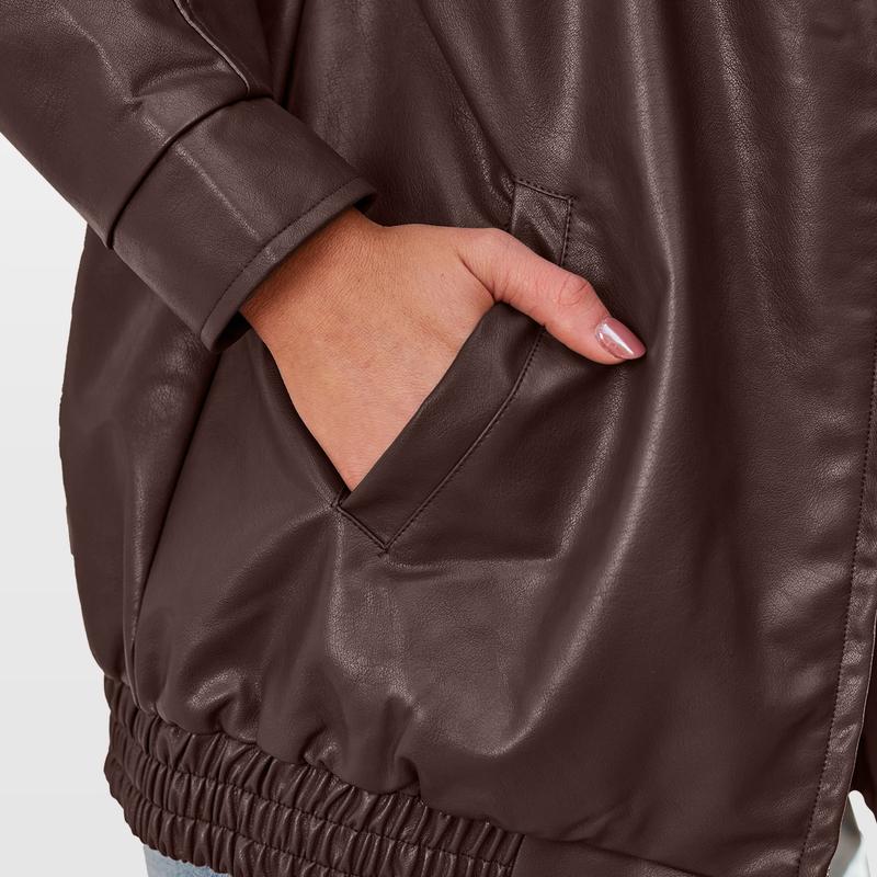 ANNETTE™ – Modern Oversized Vintage Inspired Biker Jacket - Maison Léa & Lou