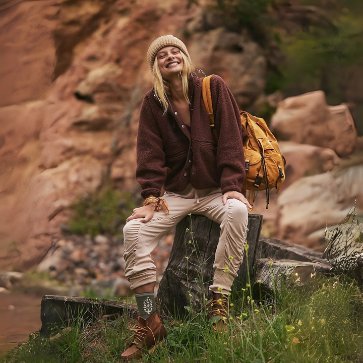 MANCY™ - Casual Button Down Cropped Jacket - Maison Léa &amp; Lou