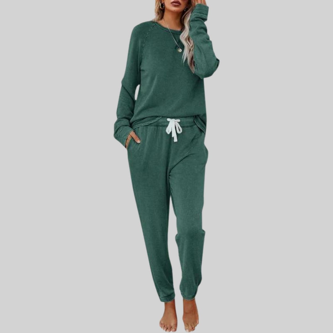 JOCELYN™ - Casual Long Sleeve and Sweatpants Set - Maison Léa &amp; Lou