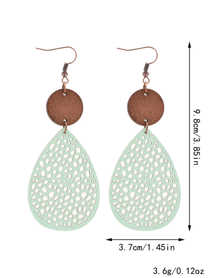 Beatryce | Vintage-Inspired Filigree Drop Earrings - Maison Léa &amp; Lou