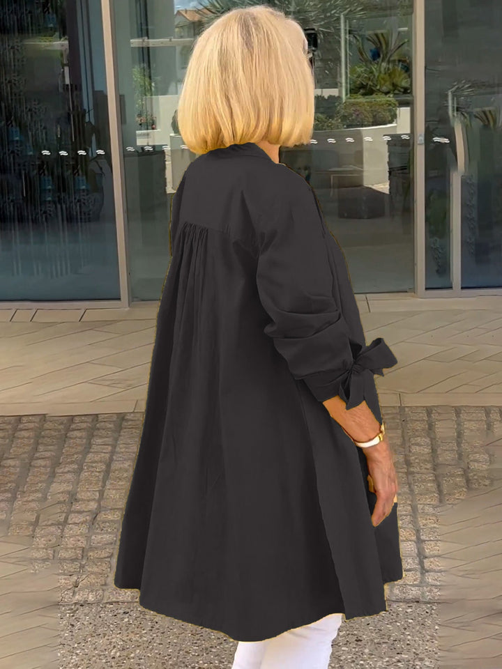 CÉLINA™ - Classy Long Shirt Jacket - Maison Léa &amp; Lou