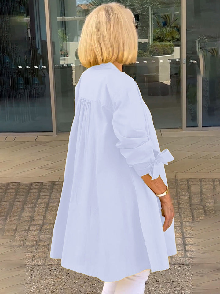 CÉLINA™ - Classy Long Shirt Jacket - Maison Léa &amp; Lou