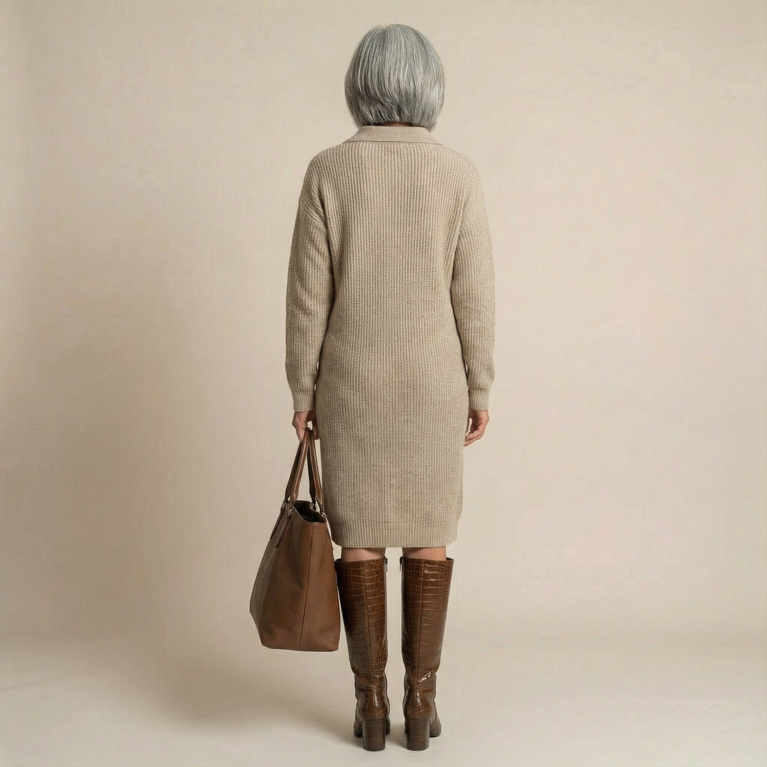 Susan™ |  Casual sweater dress - Maison Léa &amp; Lou