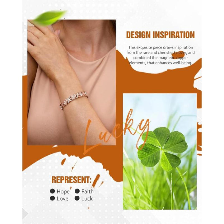 AURELIA™ – Elegant Magnetic Copper Bangle - Maison Léa &amp; Lou