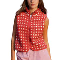 CONCUELO™ – Casual Plaid Sleeveless Zip-Up Vest - Maison Léa & Lou