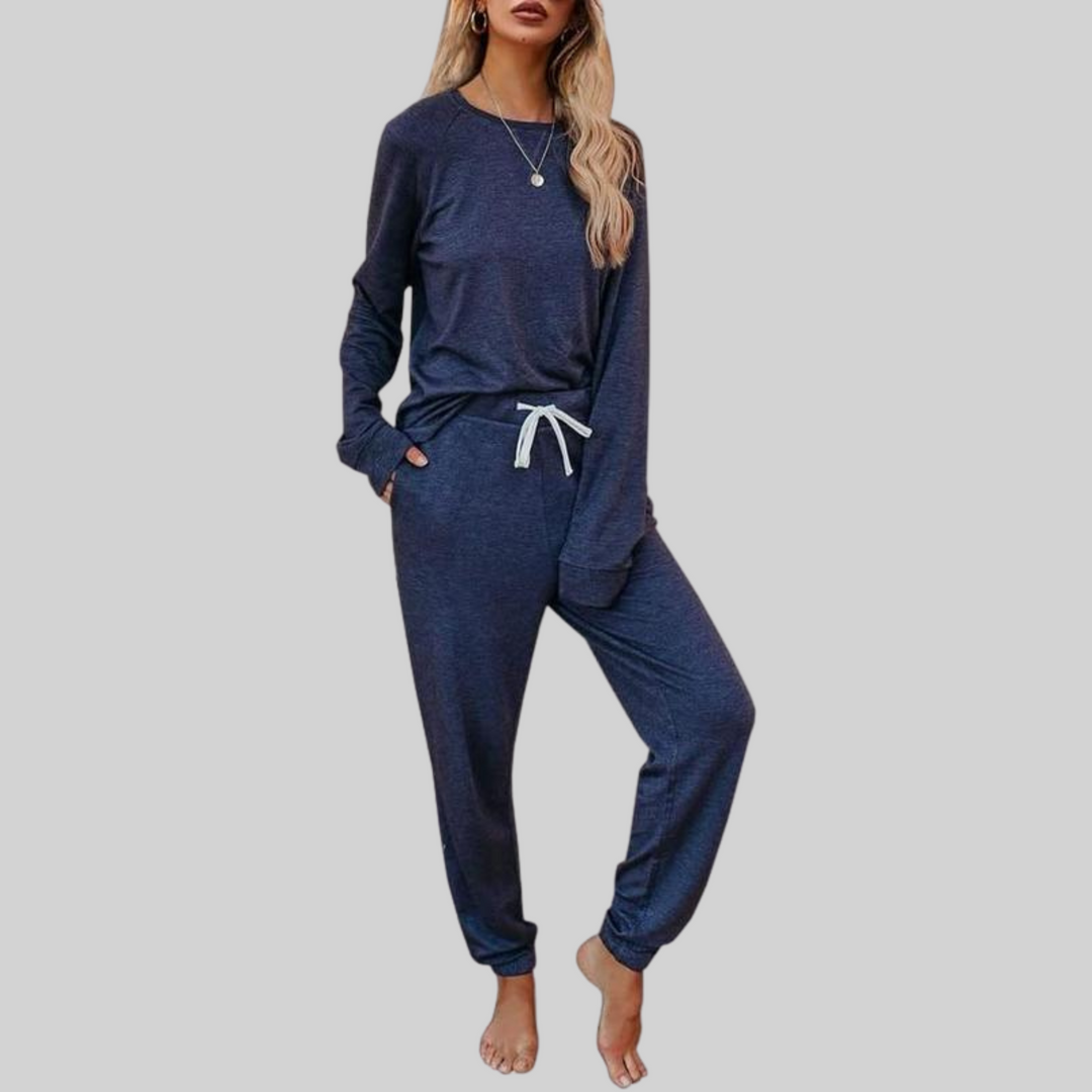 JOCELYN™ - Casual Long Sleeve and Sweatpants Set - Maison Léa &amp; Lou