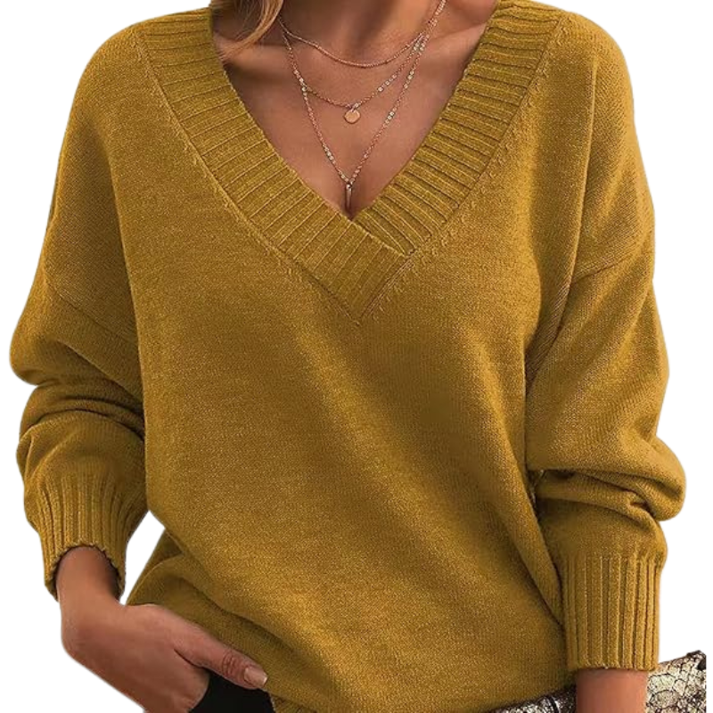 LILLIAN™ - Lightweight V-Neck Sweater - Maison Léa &amp; Lou