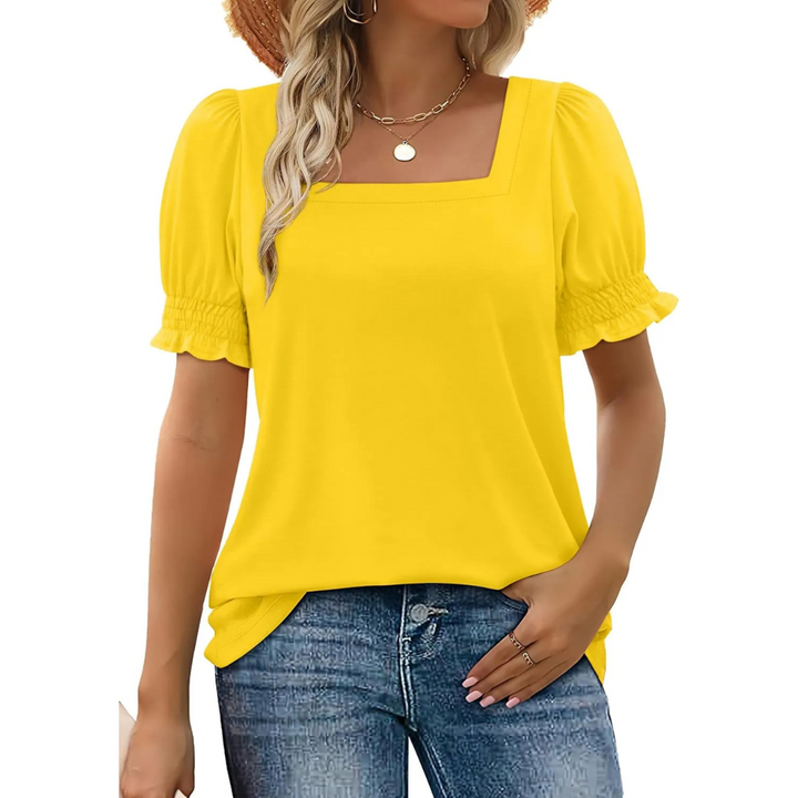 JOSEPHINE™ - Lightweight Ruffle Sleeve Summer Essential - Maison Léa &amp; Lou