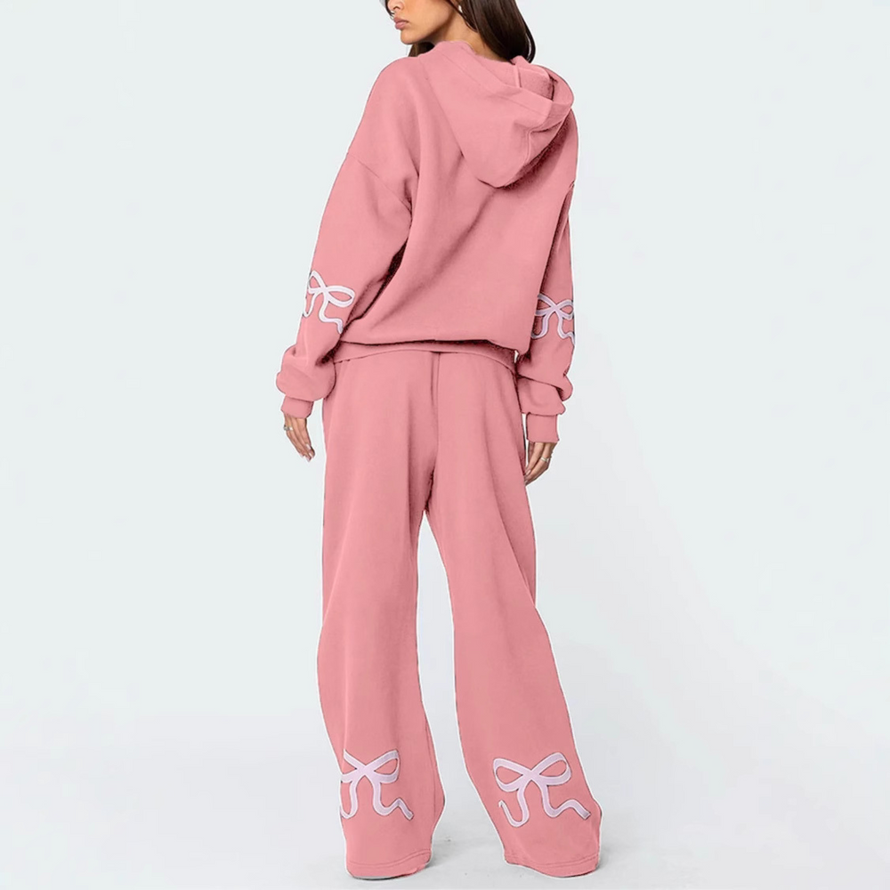 TAMINA™ - Casual Oversized Sweatshirt and Wide Leg Pants - Maison Léa & Lou