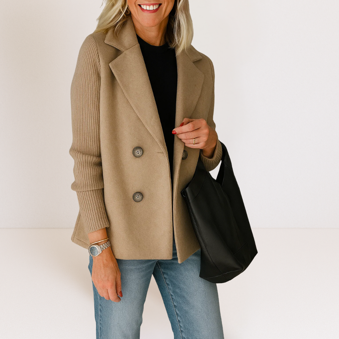 Ella™ | Soft-Blend Knit Blazer - Maison Léa & Lou