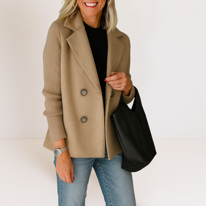Ella™ | Soft-Blend Knit Blazer - Maison Léa &amp; Lou