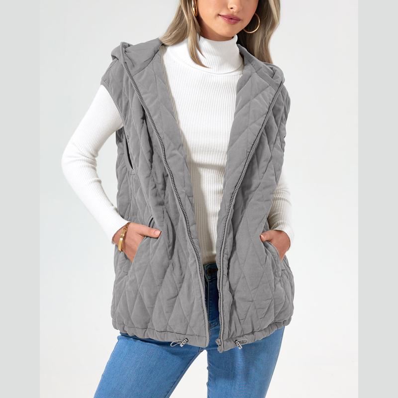 LIAM™ - Cozy Sleeveless Hooded Winter Coat with Pockets - Maison Léa &amp; Lou