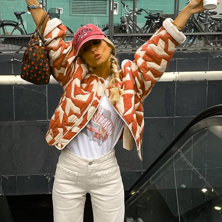 NICOLE™ - Trendy Printed Jacket - Maison Léa &amp; Lou