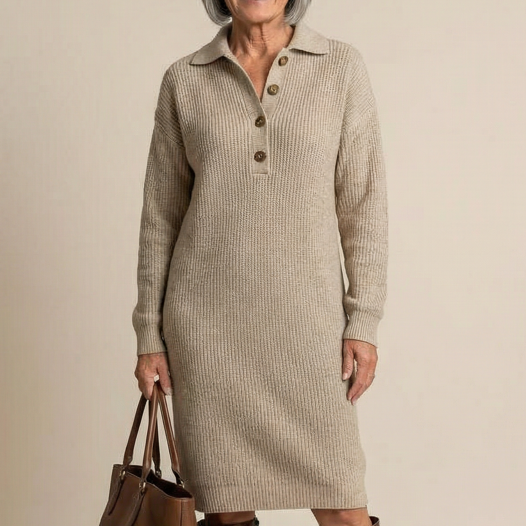 Susan™ |  Casual sweater dress - Maison Léa & Lou