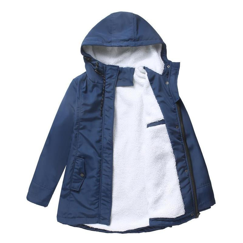AMINA™ - Thick Winter Coat with Hood and Quilted Lining for Winter Warmth - Maison Léa &amp; Lou
