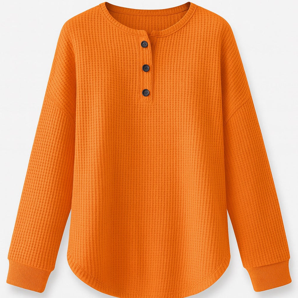 LEAH™  | Stylish Button Sweater - Maison Léa & Lou