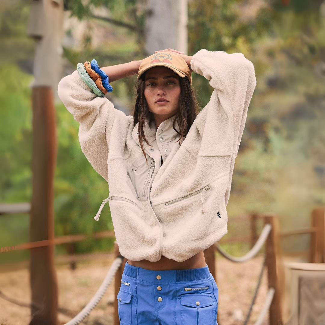 MANCY™ - Casual Button Down Cropped Jacket - Maison Léa &amp; Lou