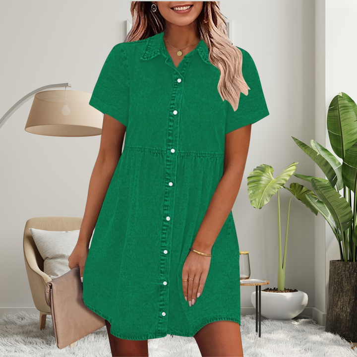 Hadassah™ | Classic Short Sleeve Dress - Maison Léa &amp; Lou