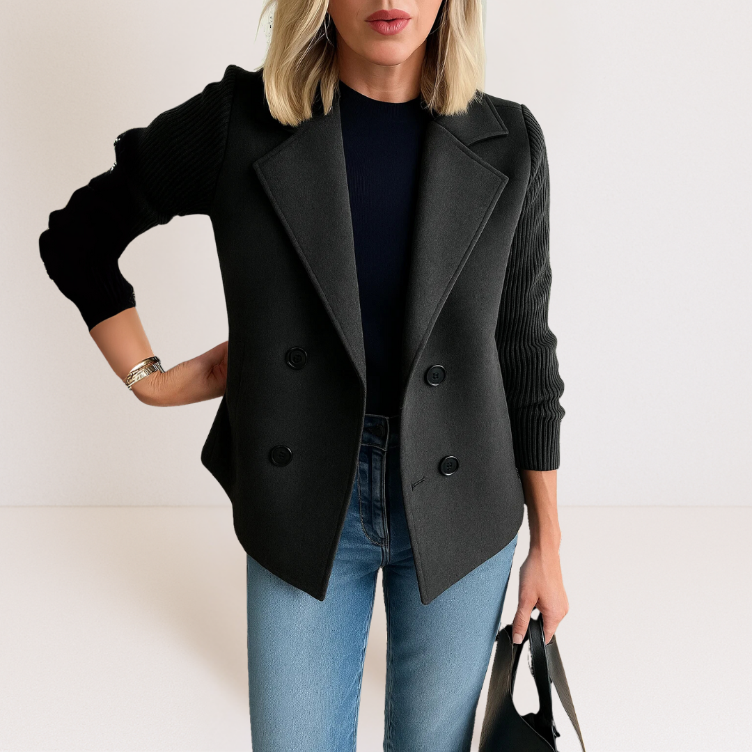 Ella™ | Soft-Blend Knit Blazer - Maison Léa &amp; Lou