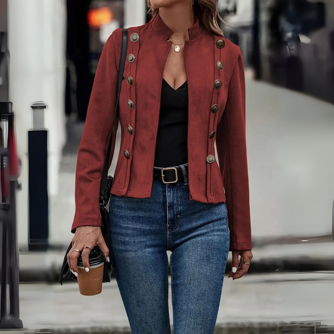 TASMIN™ - Vintage Slim Fit  Long Sleeve Jacket - Maison Léa &amp; Lou