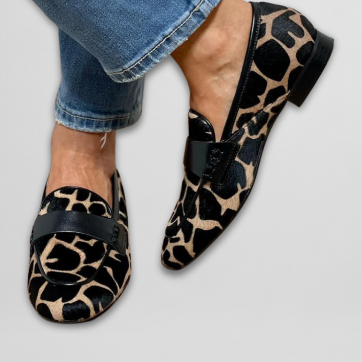 Noemi™ | Mocassino con Stampa Animalier
