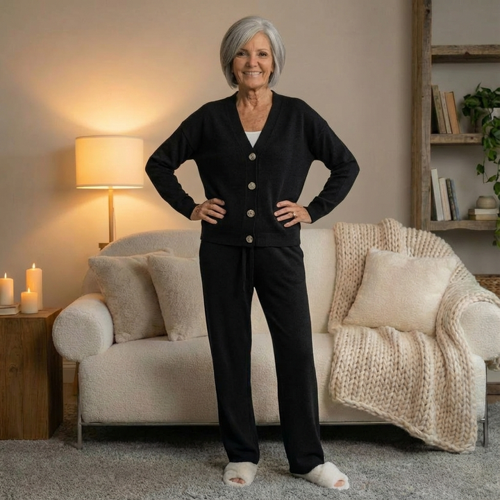 Eliana™ | Button-Knit Lounge Set - Maison Léa &amp; Lou