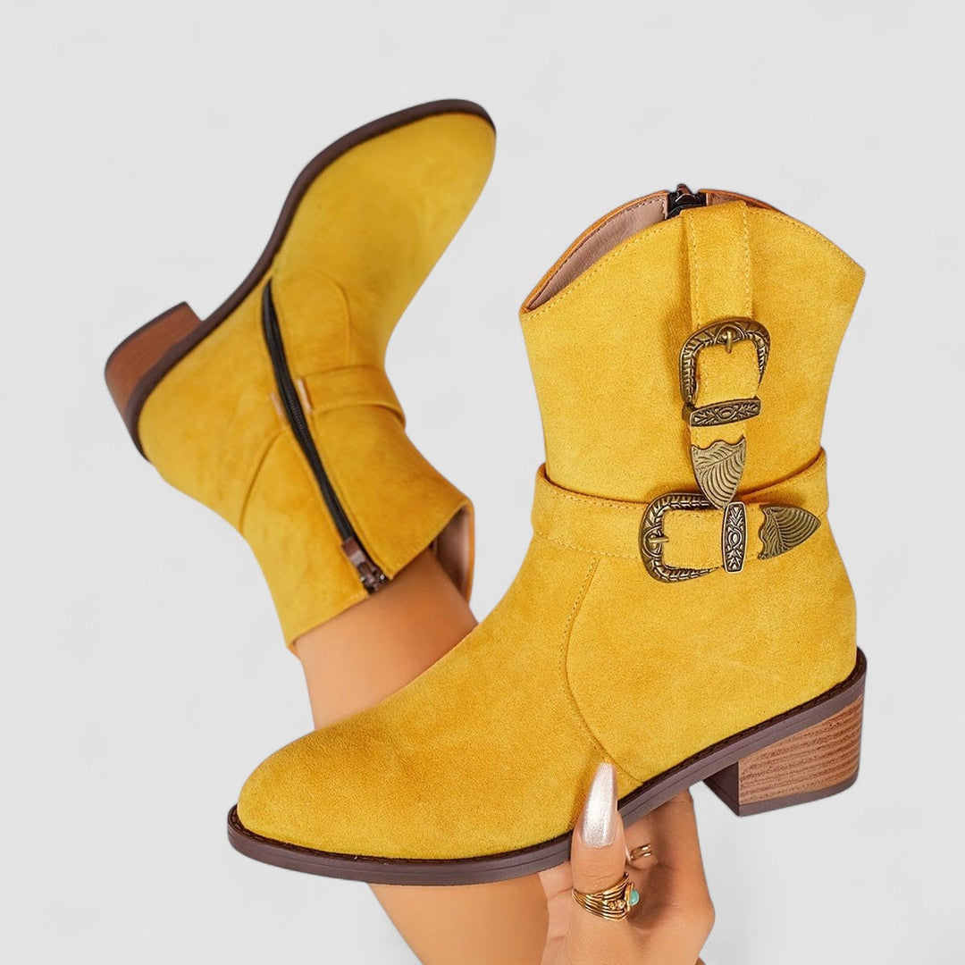 Rosa - Orthopedic Western Boots - Maison Léa &amp; Lou