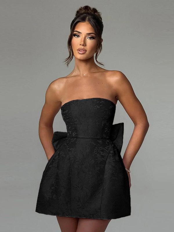 CAROLINE™ - Elegant Strapless A-Line Tube Dress for Summer & Dating - Maison Léa & Lou