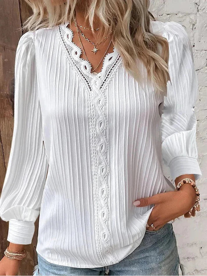Githe™ | V-Neck Top - Maison Léa &amp; Lou