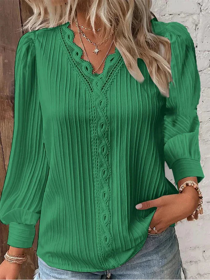 Githe™ | V-Neck Top - Maison Léa &amp; Lou