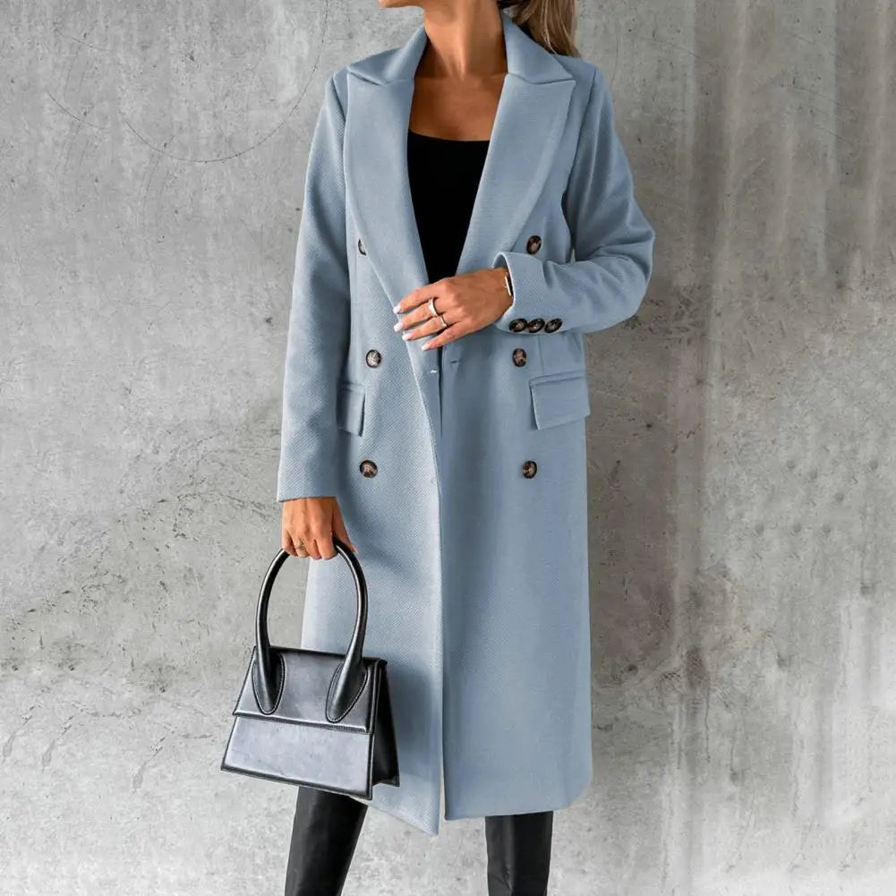 ALEXA™ | Urban Elegance Wool Trench - Maison Léa & Lou