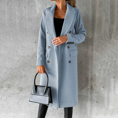 ALEXA™ | Urban Elegance Wool Trench - Maison Léa & Lou