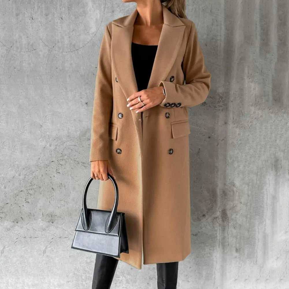 ALEXA™ | Urban Elegance Wool Trench - Maison Léa &amp; Lou